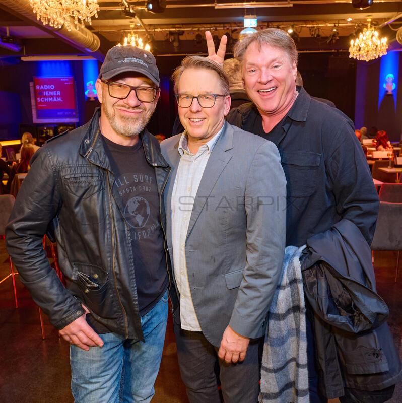 Copyright: Starpix / A. Tuma, 10.03.2026 Wien , Roman GREGORY, Serge FALCK, Heinz HANNER,  Premiere von Reinhard Nowak „URFRÖHLICH"   im CasaNova 