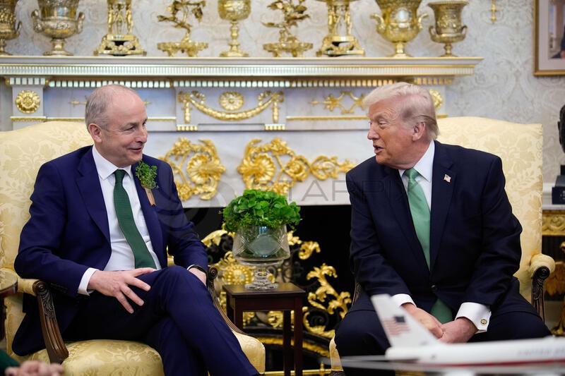 US President Trump Meets Taoiseach of Ireland - Washington