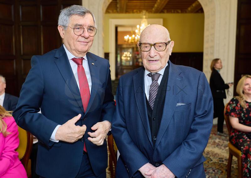 Copyright: Starpix / Alexander Tuma,  18.03.2026 Wien, Zenon KOSINIAK KAMYSZ,  Theodor KANITZER,   Empfang in der polnischen Botschaft zum "Frederic Chopin Galakonzert" im Wiener Musikverein
