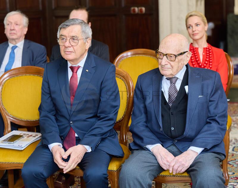 Copyright: Starpix / Alexander Tuma,  18.03.2026 Wien, Zenon KOSINIAK KAMYSZ,  Theodor KANITZER,   Empfang in der polnischen Botschaft zum "Frederic Chopin Galakonzert" im Wiener Musikverein