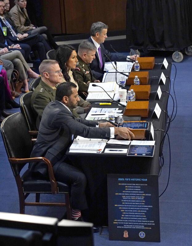 US Senate Intelligence Hearing to ëExamine Worldwide Threatsí