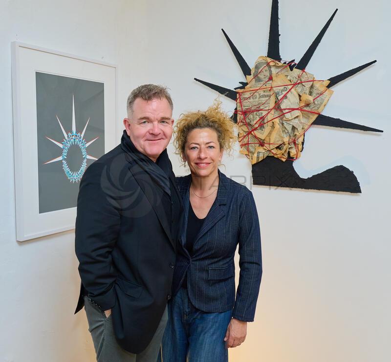 Copyright: Starpix / A. Tuma, 19.03.2026 Wien , Cornelius OBONYA  , Caroline PIENKOS,  , Preview Sabine Wiedenhofer "to all the fucking kings & queens" in der CA-Contemporary Galerie