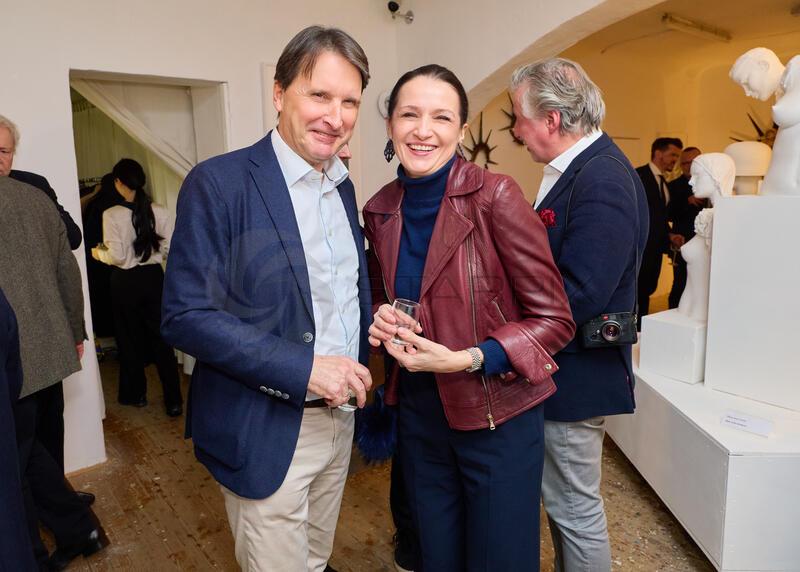 Copyright: Starpix / A. Tuma, 19.03.2026 Wien ,  Martin TRAXL , Katarzyna LUTECKA, , Preview Sabine Wiedenhofer "to all the fucking kings & queens" in der CA-Contemporary Galerie