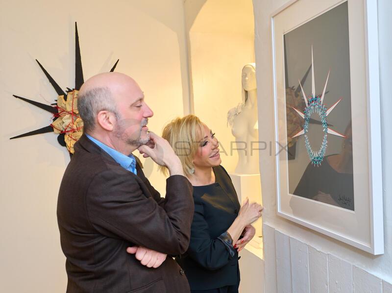 Copyright: Starpix / A. Tuma, 19.03.2026 Wien ,   Alexander JOEL, Sabine WIEDENHOFER ,  , Preview Sabine Wiedenhofer "to all the fucking kings & queens" in der CA-Contemporary Galerie