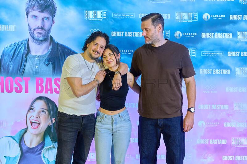 Copyright: Starpix / A. Tuma, 22.03.2026 Wien ,   Erkan ACAR, Aliyah ACAR, Phillippe REINHARDT, Kino Premiere (Vorpremiere)   von " Ghost Bastard" im Cineplexx Donau Zentrum Wien