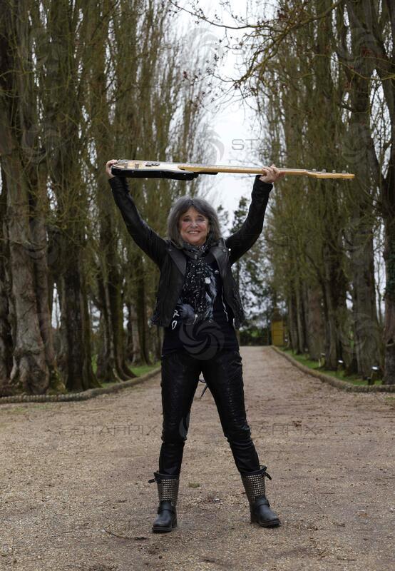 Suzi Quatro, seventies rock star and icon, at her home
