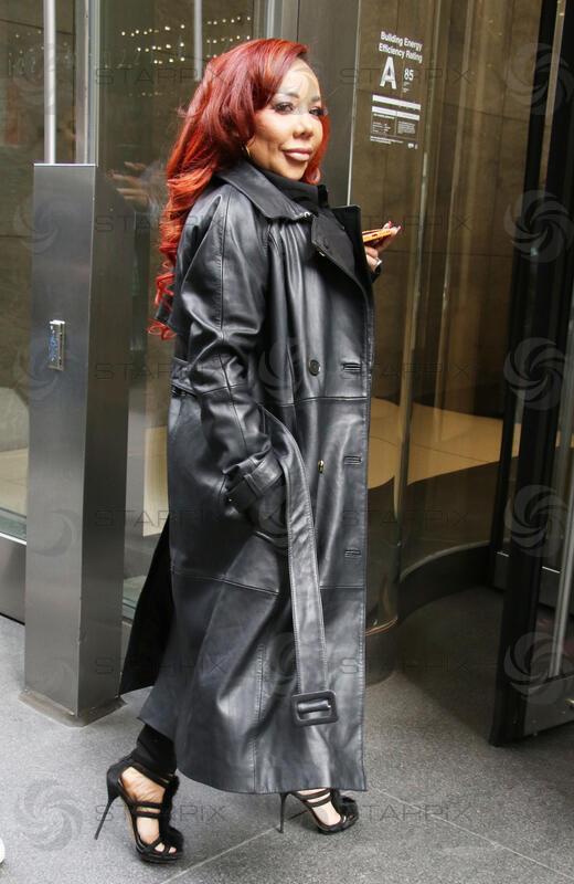 Tiny Harris Seen at SiriusXM Studios