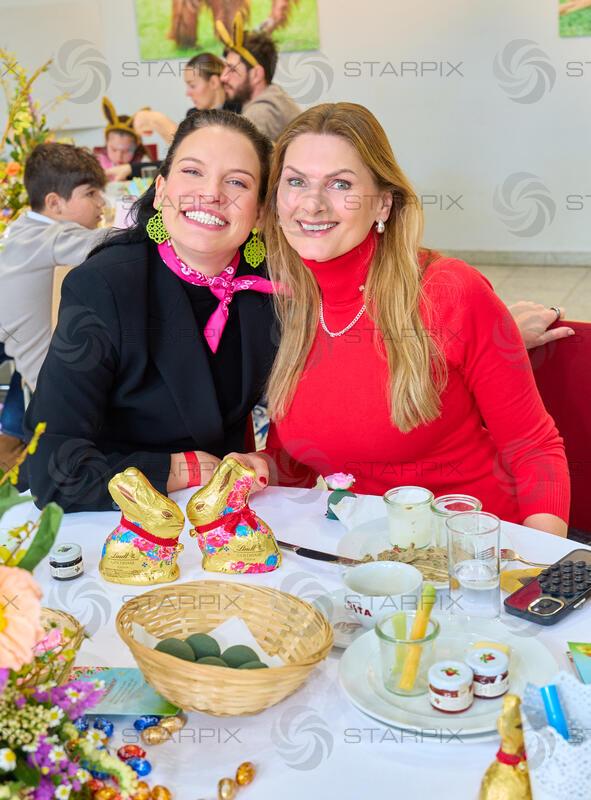 Copyright: Starpix / A. Tuma, 29.03.2026 Wien ,  Conny KREUTER, Martina KAISER, , Lindt Goldhasenfest Frühstück in der Orang.erie und Ostereiersuche in Schönbrunn