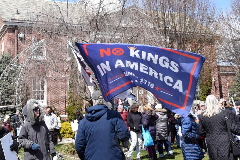 No Kings Protest in Teaneck, NJ