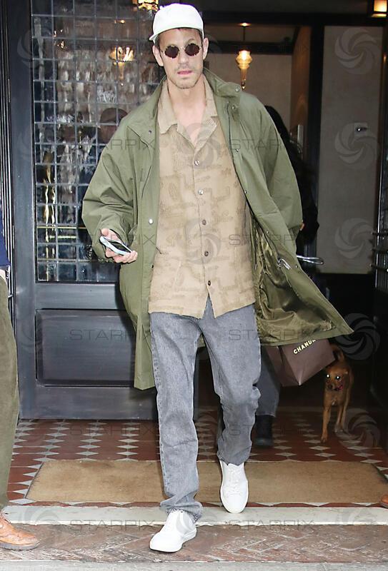 Joel Kinnaman and Kelly Gale seen In NYC