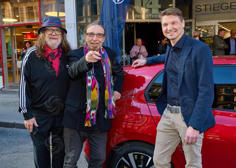 Präsentation des  Volkswagen x FALCO  - in der Kultdiskotheke U4