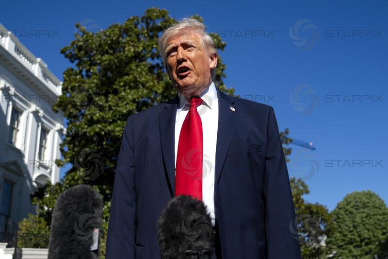 Trump Departure for Miami, FL