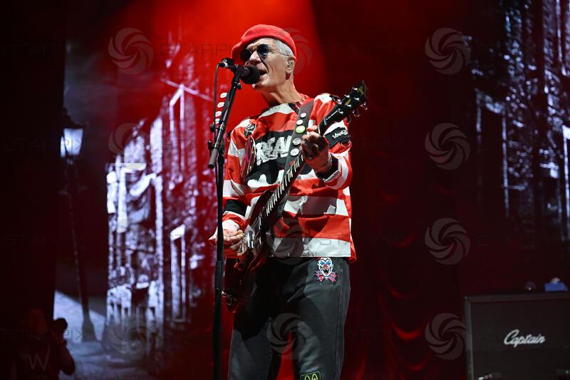 The Damned performing a one-off special 50th Anniversary show at OVO Arena in London