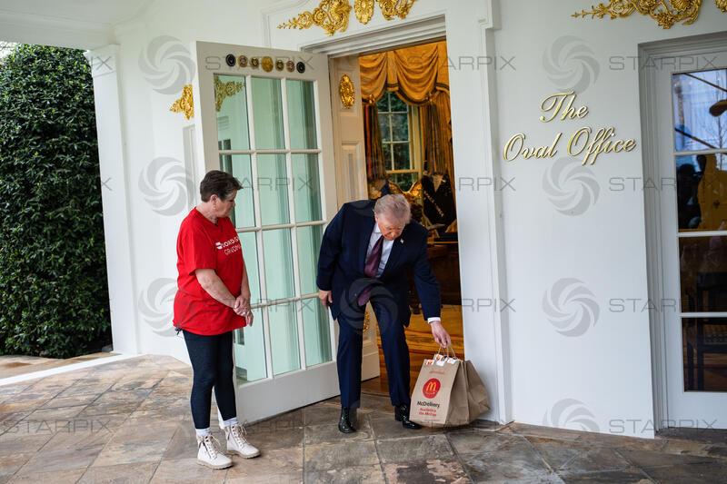 President Trump at The White House