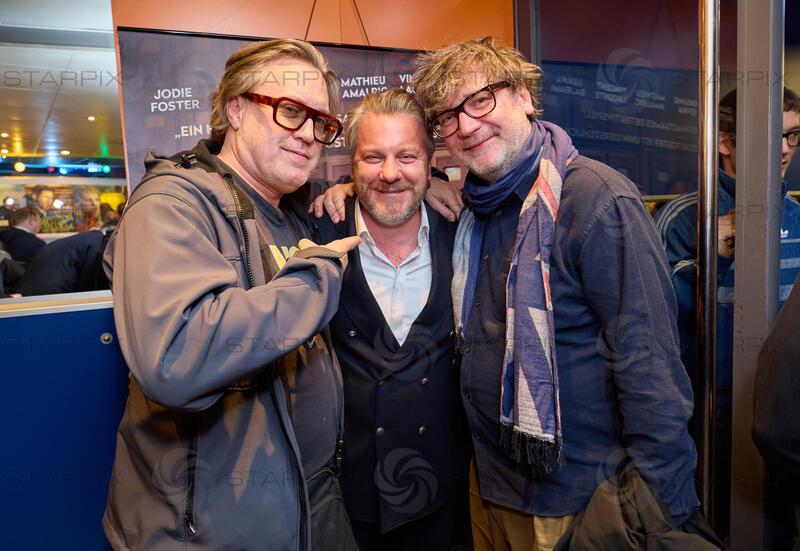 Copyright: Starpix / A. Tuma, 14.04.2026 Wien , Nicholas OFCZAREK,    Marvin KREN, David SCHALKO,  Screening von der 2. Staffel der Netflix Produktion "Crooks" im CineCenter Wien und Fest im Kaffee Alt Wien