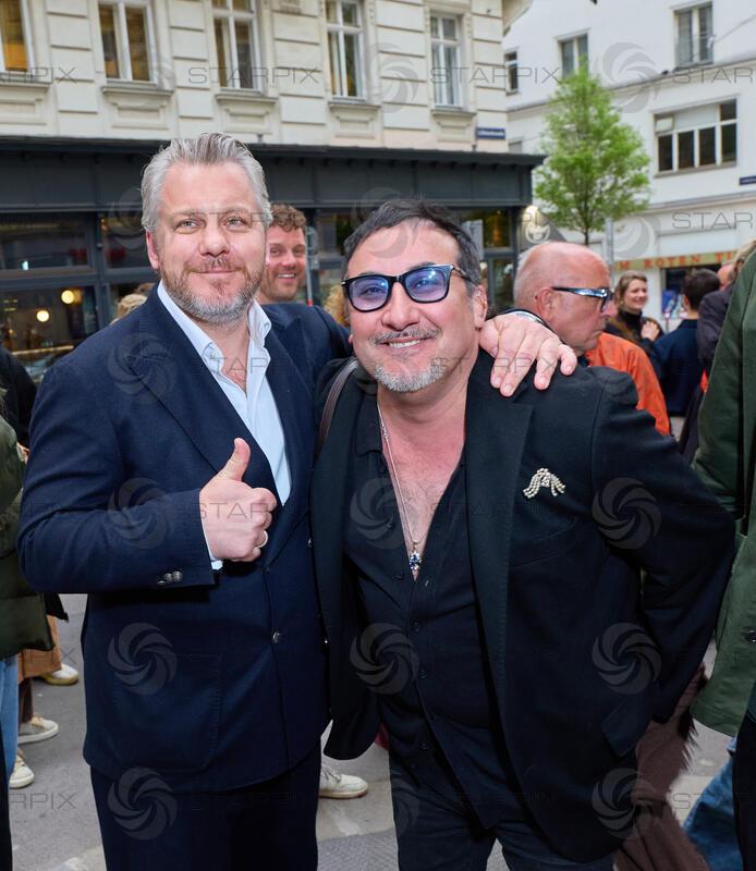 Copyright: Starpix / A. Tuma, 14.04.2026 Wien ,  Marvin KREN, Florian CAROVE, Screening von der 2. Staffel der Netflix Produktion "Crooks" im CineCenter Wien und Fest im Kaffee Alt Wien