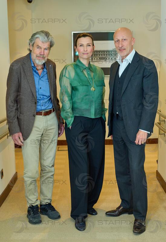 Copyright: Starpix / A. Tuma, 30.04.2026 Wien ,   Reinhold MESSNER mit Frau Diane, Oliver HIRSCHBIEGEL, Pressekonferenz "Erstes  CALL Film Festival in  Bad Hofgastein" im Hotel Anantara Palais Hansen Vienna