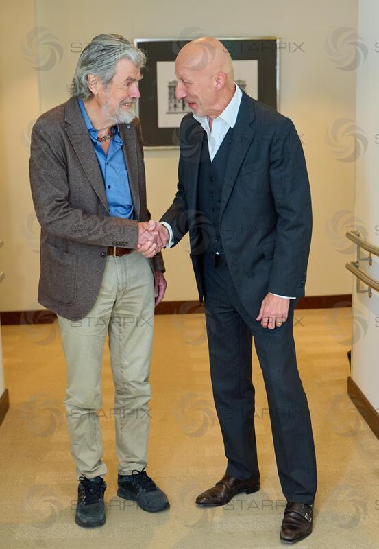 Copyright: Starpix / A. Tuma, 30.04.2026 Wien ,   Reinhold MESSNER  , Oliver HIRSCHBIEGEL, Pressekonferenz "Erstes  CALL Film Festival in  Bad Hofgastein" im Hotel Anantara Palais Hansen Vienna