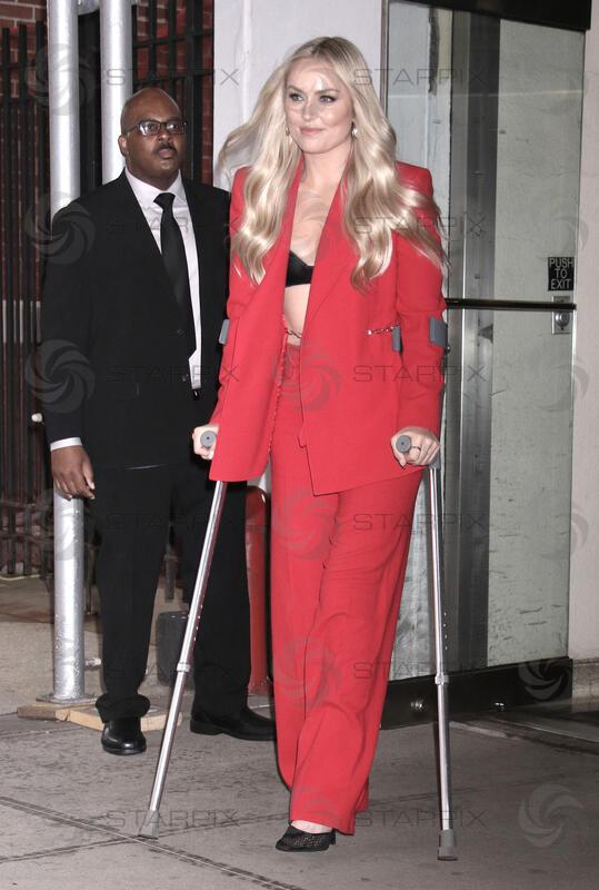Lindsey Vonn seen In NYC