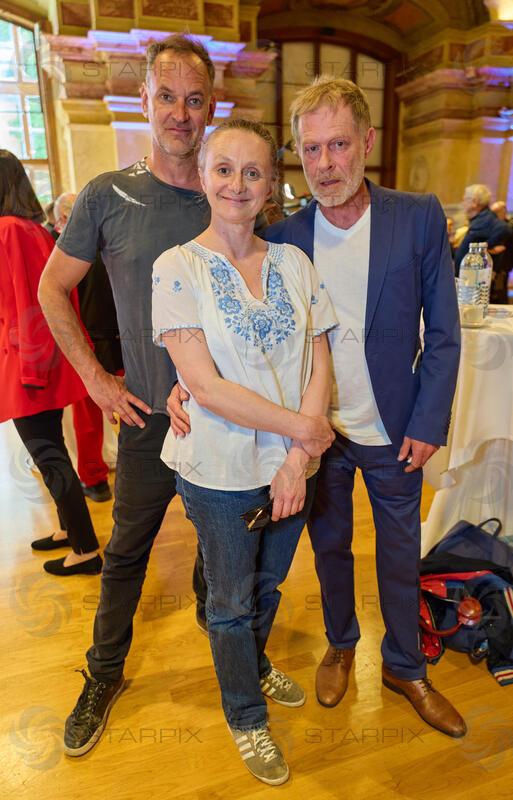 Copyright: Starpix / A. Tuma, 04.05.2026 Wien , Christian DOLEZAL, ,  Gerti DRASSL,  Andreas LUST, Programmpräsentation Theaterfest Niederöstterreich 2026 im Palais NÖ Wien