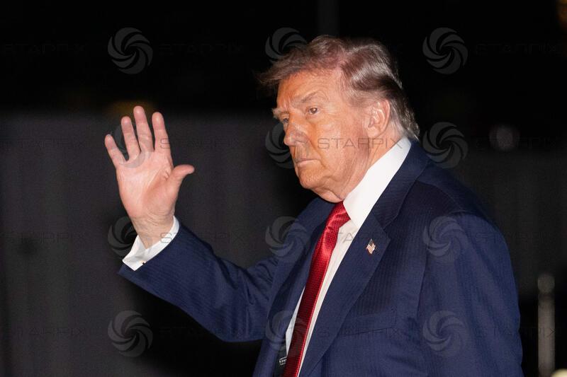 President Trump Arrives at the White House