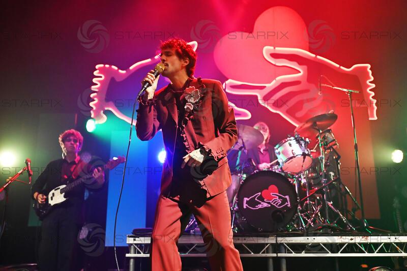 Stephen Sanchez performing at Roundhouse in London