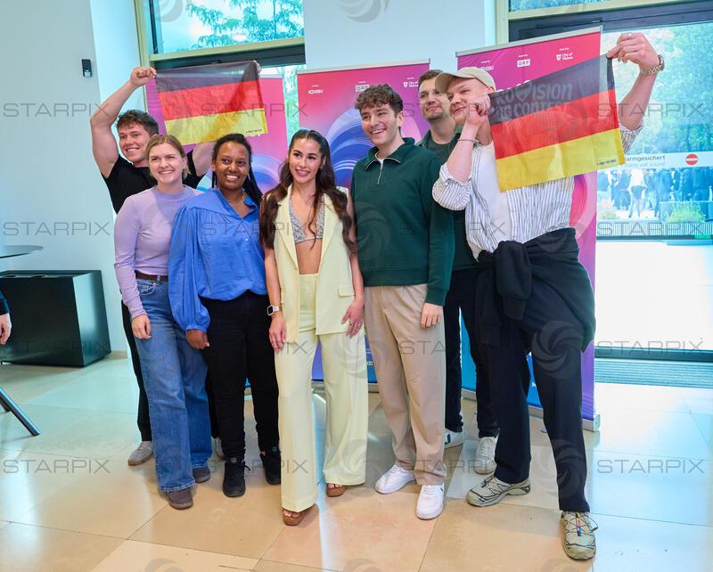 Fotopoint mit  - Sarah Engels zu Gast im Eurofan House im Wien Museum im Rahmen des Eurovision Song Contest (ESC) 2026