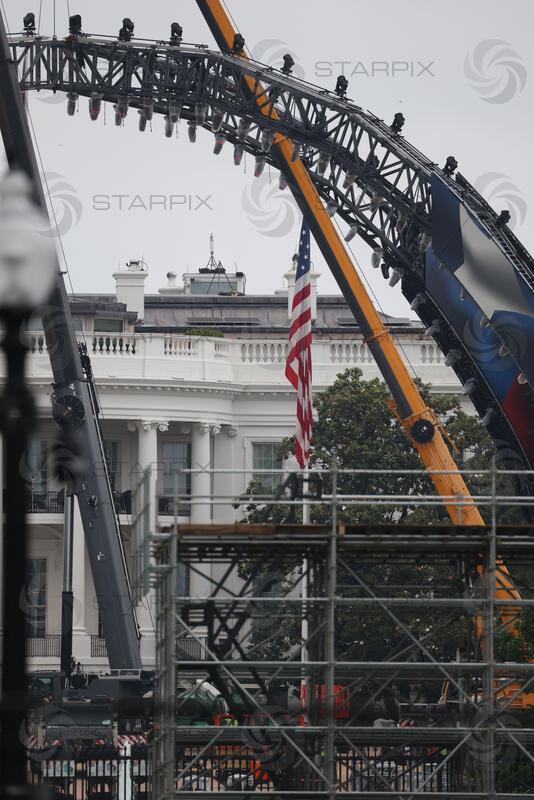 White House UFC Freedom 250 Construction