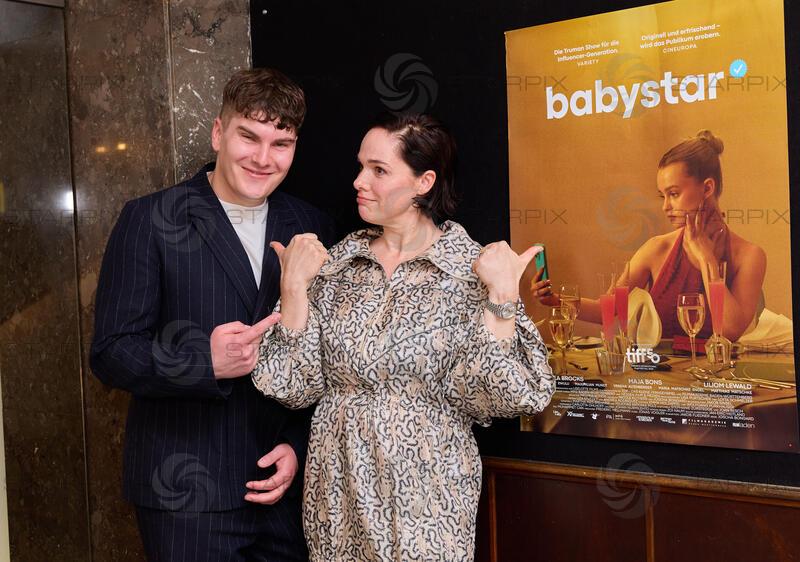 Copyright: Starpix / A. Tuma, 26.05.2026 Wien , Joscha BONGARD,  Verena ALTENBERGER, Portrait , Kinopremiere von " Babystar " im Votivkino Wien