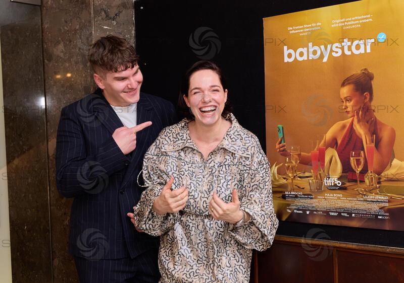 Copyright: Starpix / A. Tuma, 26.05.2026 Wien , Joscha BONGARD,  Verena ALTENBERGER, Portrait , Kinopremiere von " Babystar " im Votivkino Wien