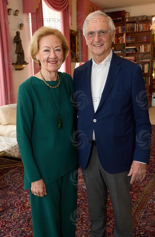 Copyright: Starpix / A. Tuma, 28.05.2026 Wien ,   Hanni und Karl Jan KOLARIK, Empfang für Familie Kolarik bei Birgit Sarata