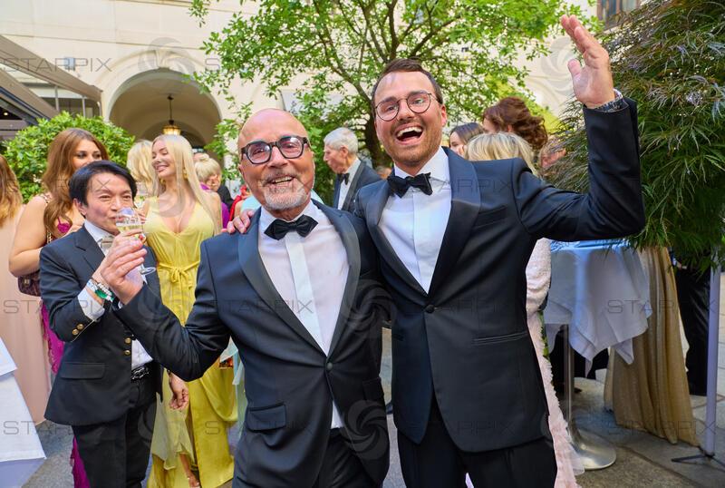 Copyright: Starpix / A. Tuma, 29.05.2026 Wien ,   Luigi und Luigi Jr. BARBARO, Empfang in der Trattoria Martinelli und Red Carpet beim Grand Ballo Italiano im Palais Niederösterreich Wien