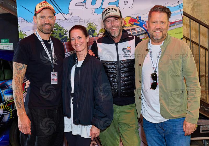 Copyright: Starpix / A. Tuma,  30.05.2026 Wien ,  Andi und Franzi SCHWEIGER,  Max PFEIFFENBERGER,   Mike SÜSSER,    " art of cart " Charity Celebrity Race  in der Ottakringer Brauerei Wien