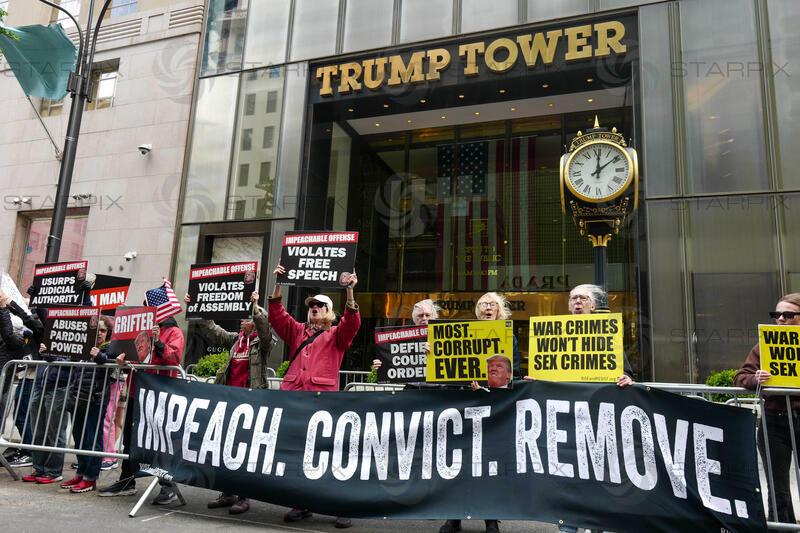 Protest at Trump Tower NYC