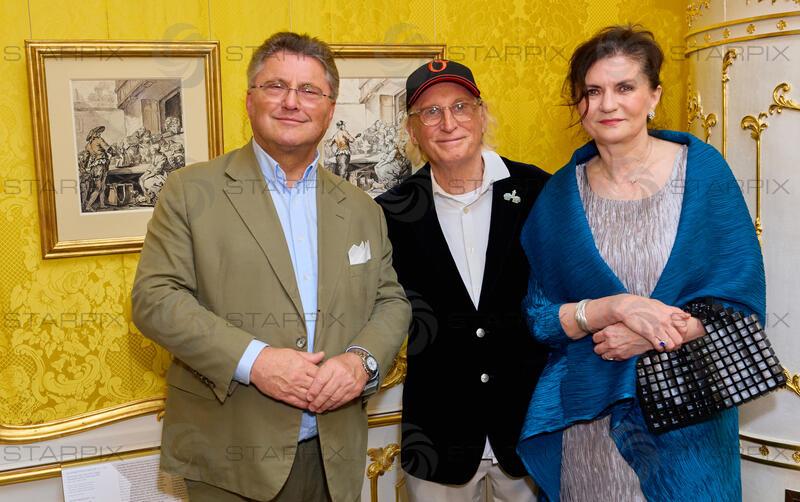 Copyright: Starpix / A. Tuma, 02.06.2026 Wien ,  Karl Heinz STRAUSS ,   Otto WAALKES, Christa FÜRNKRANZ, Ausstellungseröffnung und Empfang zu „Otto meets Albertina“ in der Albertina Wien
