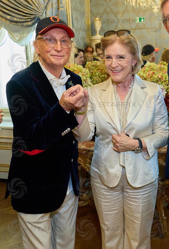Copyright: Starpix / A. Tuma, 02.06.2026 Wien ,     Otto WAALKES,  Ingrid THURNHER,   Ausstellungseröffnung und Empfang zu „Otto meets Albertina“ in der Albertina Wien
