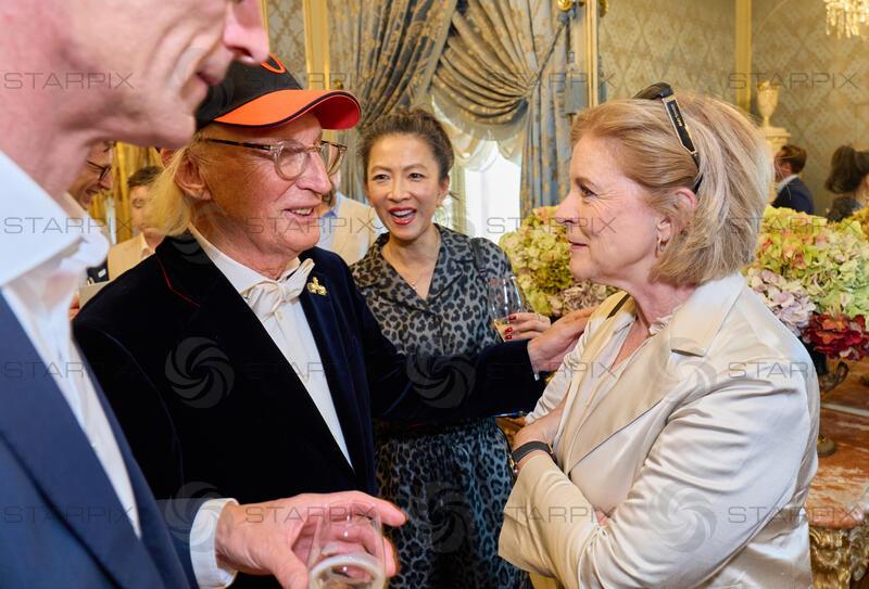 Copyright: Starpix / A. Tuma, 02.06.2026 Wien ,     Ralph GLEIS, Direktor Albertina, Ingrid THURNHER, Otto WAALKES,  Ausstellungseröffnung und Empfang zu „Otto meets Albertina“ in der Albertina Wien