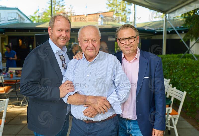 Copyright: Starpix / A. Tuma, 08.09.2026   Wien , Niki, Rudolf Purzl und Nils KLINGOHR,  Abend der Nominierten Österreichischer Filmpreis 2026  - Insterspot Studios Pirzl´s Paradiesgartl Wien