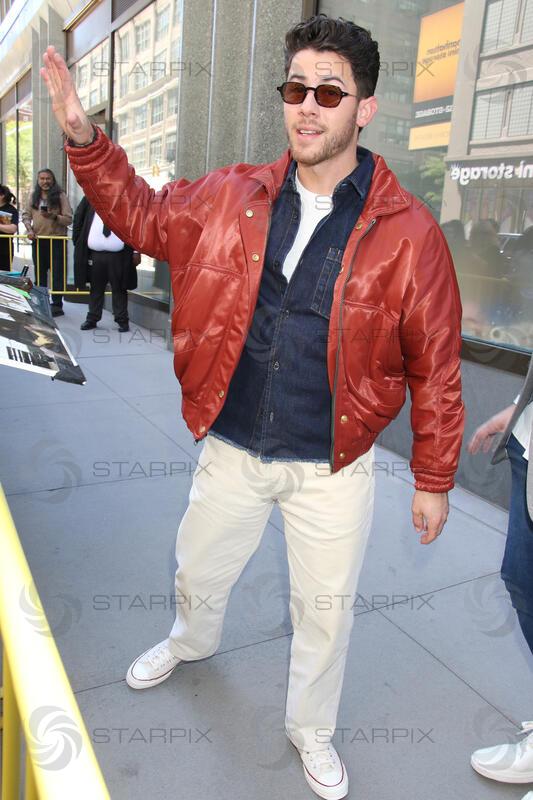 Nick Jonas Seen at ABC Studios