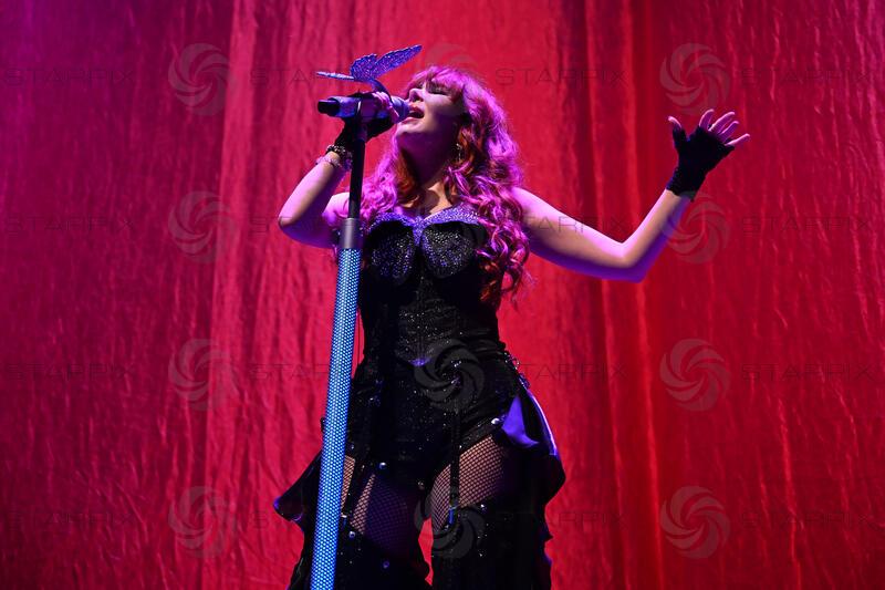 Maisy Kay performing at OVO Arena in London