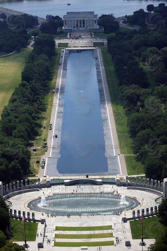 Lincoln Memorial Reflecting Pool Almost Filled to Capacity