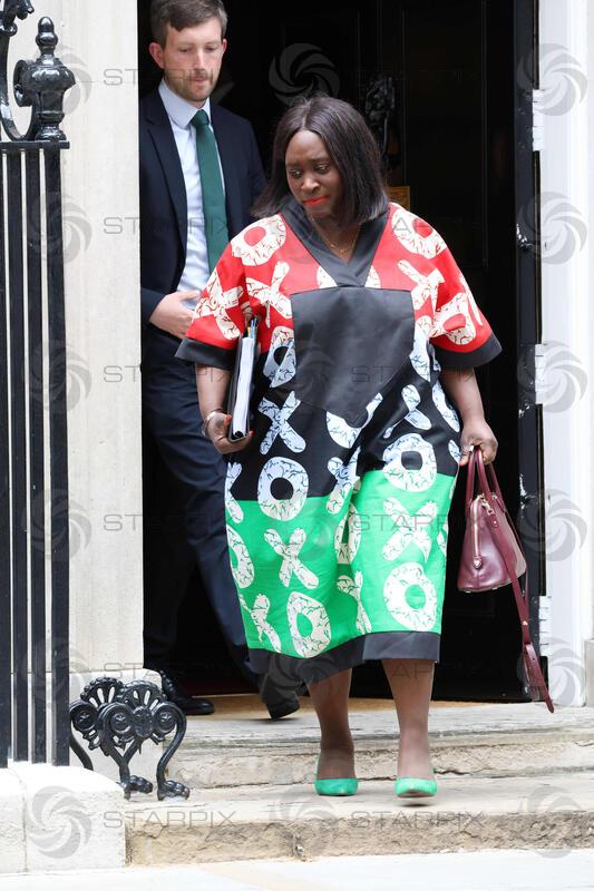 Abena Oppong-Asare Departs Downing Street for PMQs in London