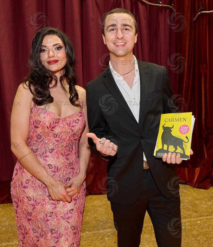 Copyright: Starpix / A. Tuma, 11.06.2026 Wien ,   Elmina HASAN ( Carmen) COSMO ( Benjamin Gedeon) ,  Opern Aufführung "Carmen U27" nur für Besucher unter 27 Jahre - Wiener Staatsoper