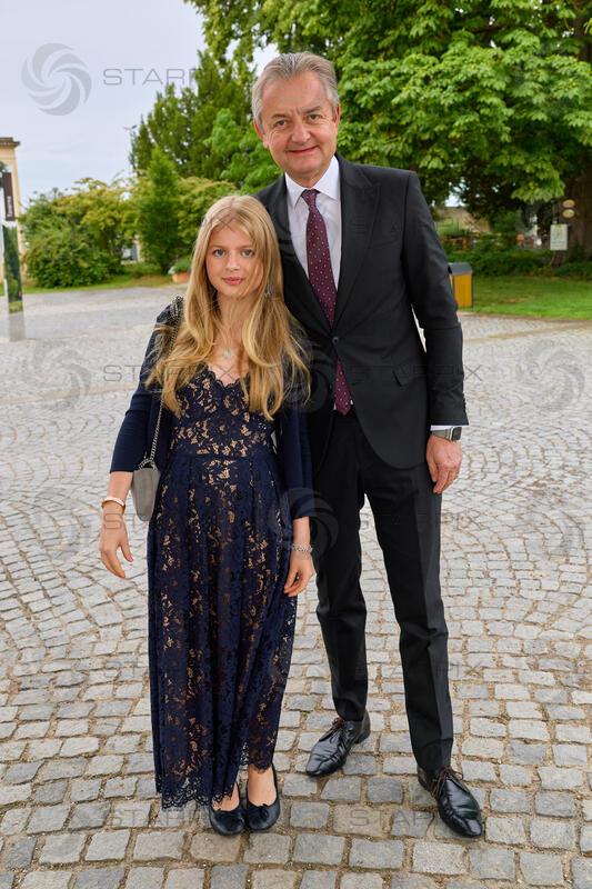 Copyright: Starpix / A. Tuma, 12.06.2026 Grafenegg,  Gerad GERSTBAUER und  ROSA ( gemeinsame Tochter mit Kristina Sprenger), , 20. Jahre Sommernachtsgala Grafenegg