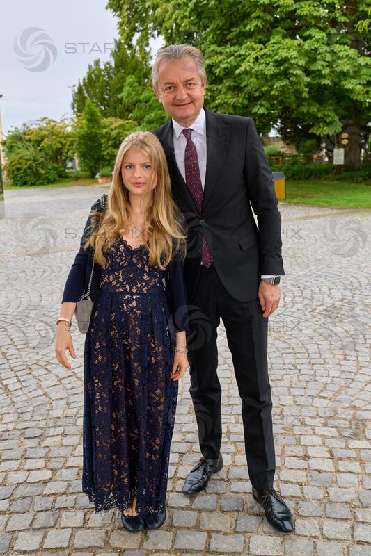 Copyright: Starpix / A. Tuma, 12.06.2026 Grafenegg,  Gerad GERSTBAUER und  ROSA ( gemeinsame Tochter mit Kristina Sprenger), , 20. Jahre Sommernachtsgala Grafenegg