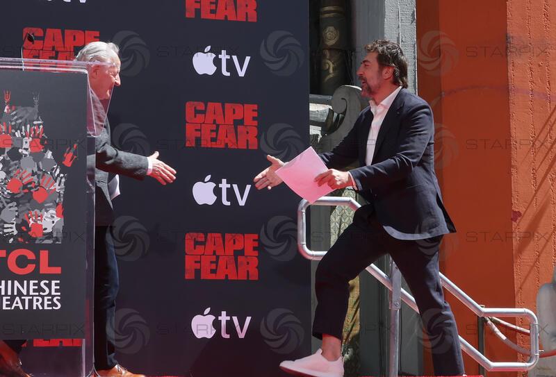 Javier Bardem Honored With Handprint And Footprint In Cement Ceremony