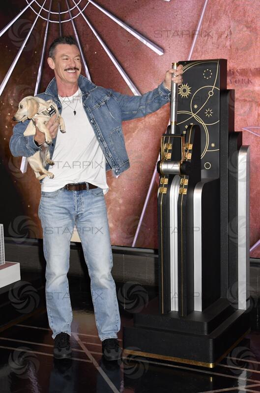Luke Evans Lights The Empire State Building