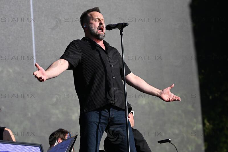 Alfie Boe performing at ‘All Things Orchestral’ at British Summertime in London