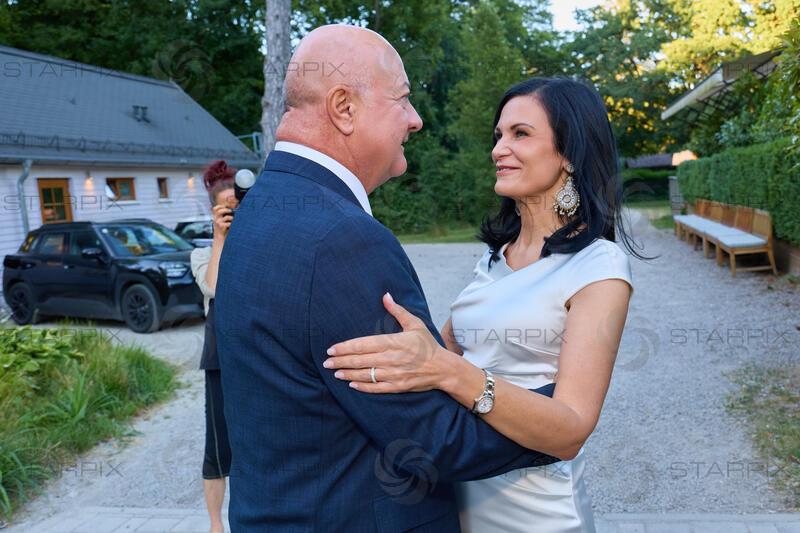 Copyright: Starpix / A. Tuma, 03.07.2026 Wien , Silvia GRÜNBERGER , Christian STOCKER, ,  Portrait, ,  Sommerfest von Grünberger & Partner und Geburtstagfest  im Klee am Hanslteich 