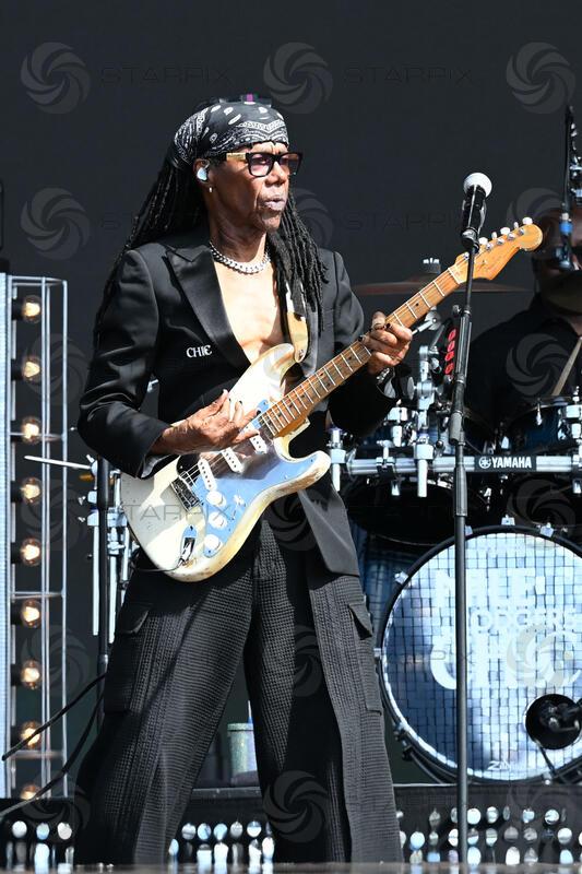 Nile Rodgers and CHIC performing at British Summertime in London